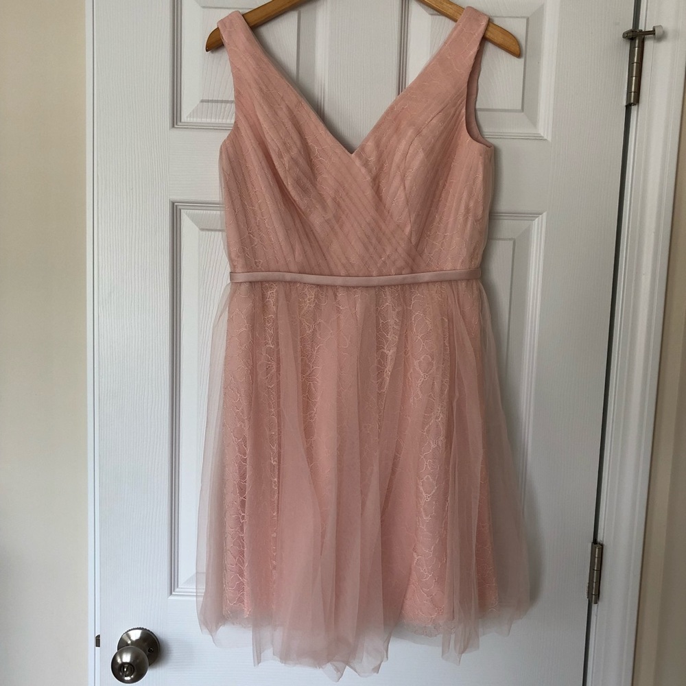 Vera Wang ‘White’ Lace and Tulle Dress